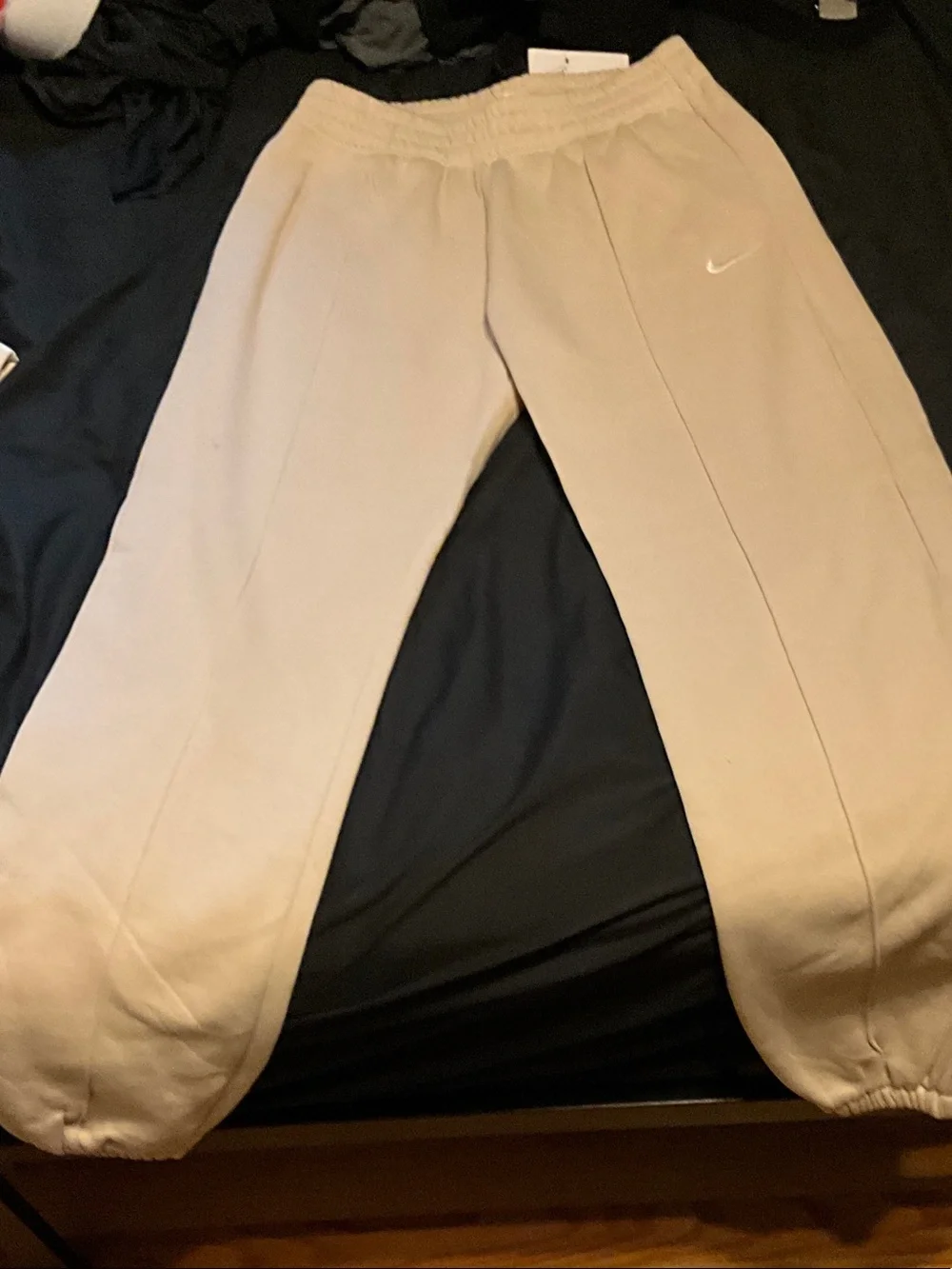 Nike Tan Swoosh Jogger Sweatpants
